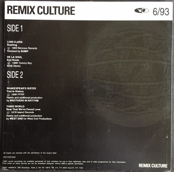 Various — Remix Culture 6/93