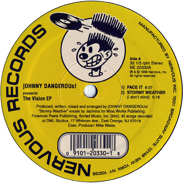 Johnny Dangerous! — The Vision EP