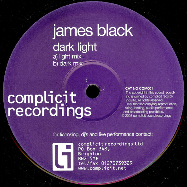 James Black — Dark Light