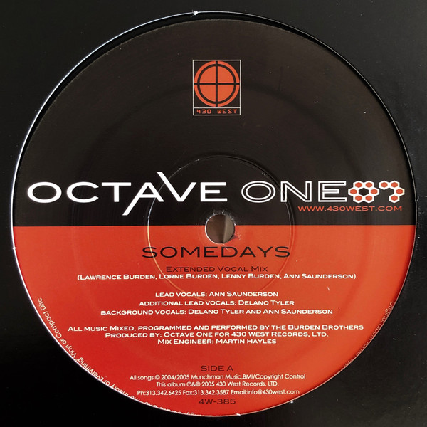 Octave One — Somedays