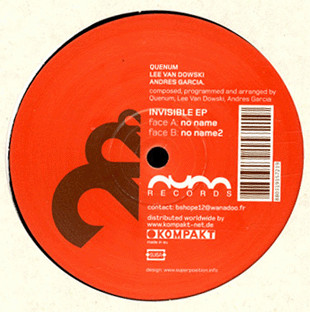 Quenum / Lee Van Dowski / Andrès Garcia — Invisible EP