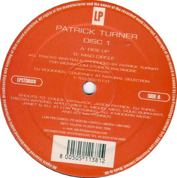 Patrick Turner — Rise Up