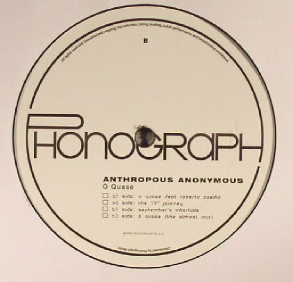 Anthropous Anonymous — O Quase